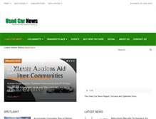 Tablet Screenshot of eusedcarnews.com